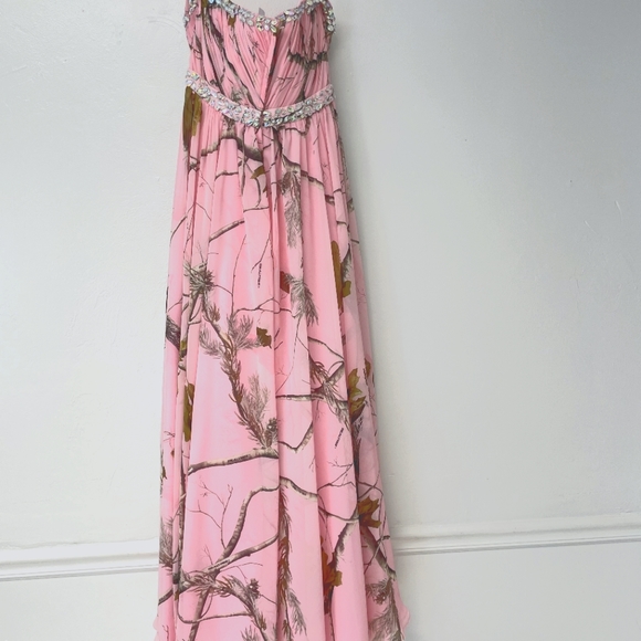 NWT Realtree Pink Camo Gown size 14 - Picture 3 of 7